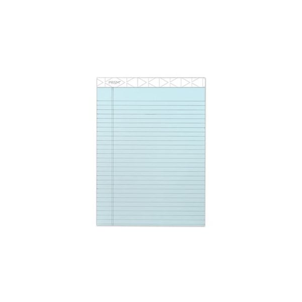 Tops Business Forms TOPS, PRISM + WRITING PADS, WIDE/LEGAL RULE, 8.5 X 11.75, PASTEL BLUE, 12PK 63120 - main